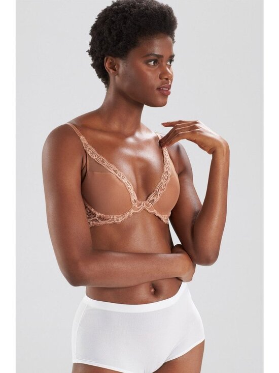 Natori Other - 🆕 NATORI Feathers Underwire T-Shirt Plunge Bra 34DD Glow #730023